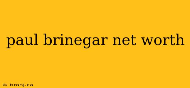 paul brinegar net worth