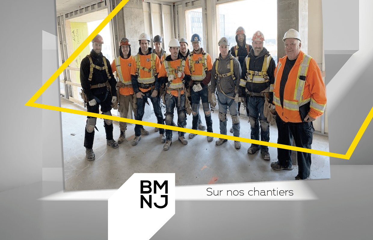 Employés de chantiers sur divers projets BMNJ